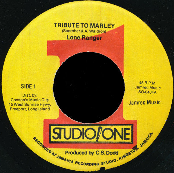 Lone Ranger : Tribute To Marley (7")
