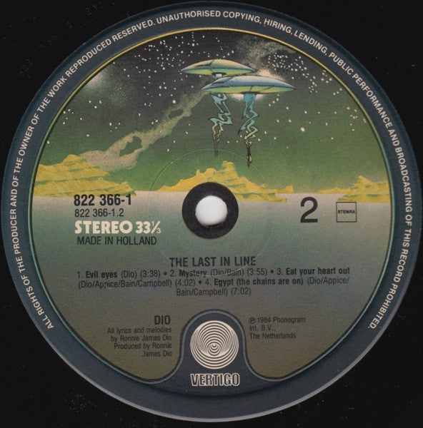 Dio (2) : The Last In Line (LP, Album)
