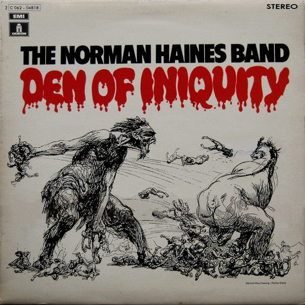 The Norman Haines Band : Den Of Iniquity (LP, Album)
