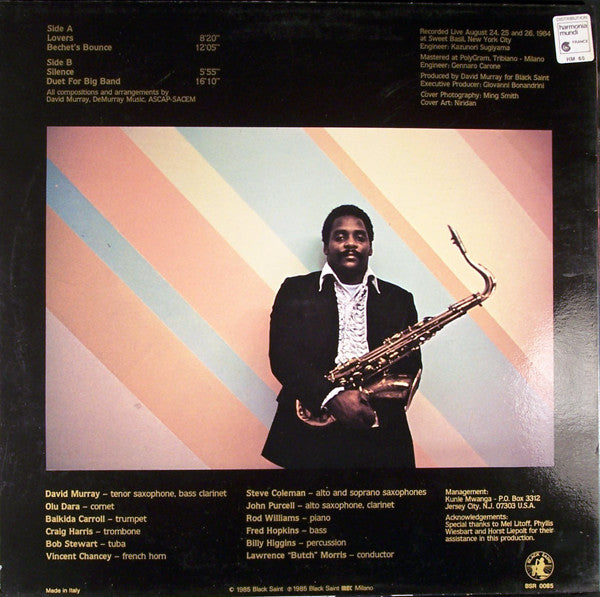 David Murray Big Band ~ Live At "Sweet Basil" - Vol. 1 (Vinyl) - Djungel & Jazz
