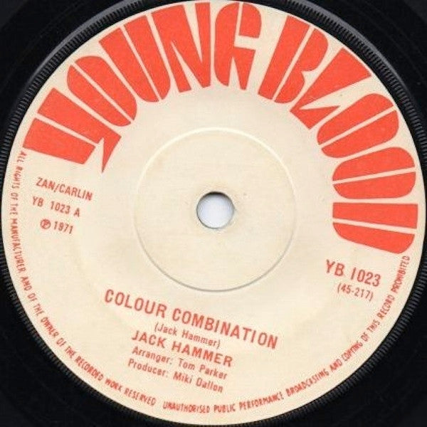 Jack Hammer ~ Colour Combination / Swim (Vinyl) - Djungel & Jazz