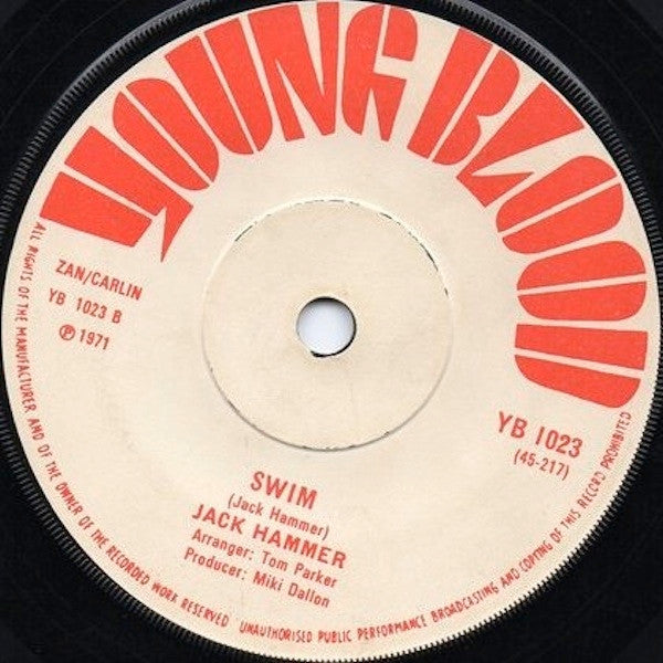 Jack Hammer ~ Colour Combination / Swim (Vinyl) - Djungel & Jazz