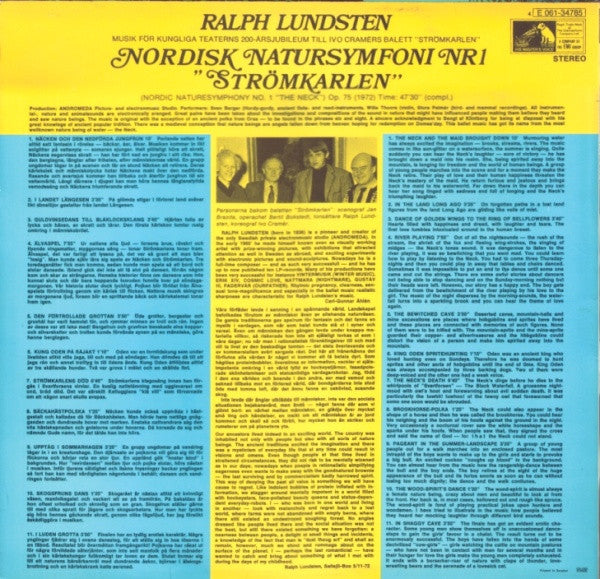 Ralph Lundsten : Nordisk Natursymfoni Nr 1 "Strömkarlen" (LP, Album)