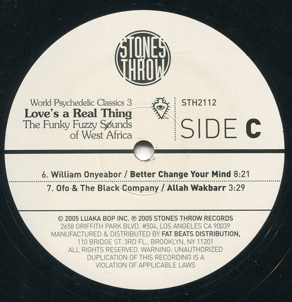Various : Love's A Real Thing (The Funky Fuzzy Sounds Of West Africa) (2xLP, Comp)