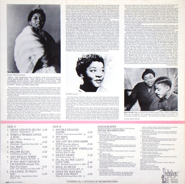 Dinah Washington ~ If You Don't Believe I'm Leaving (Vinyl) - Djungel & Jazz