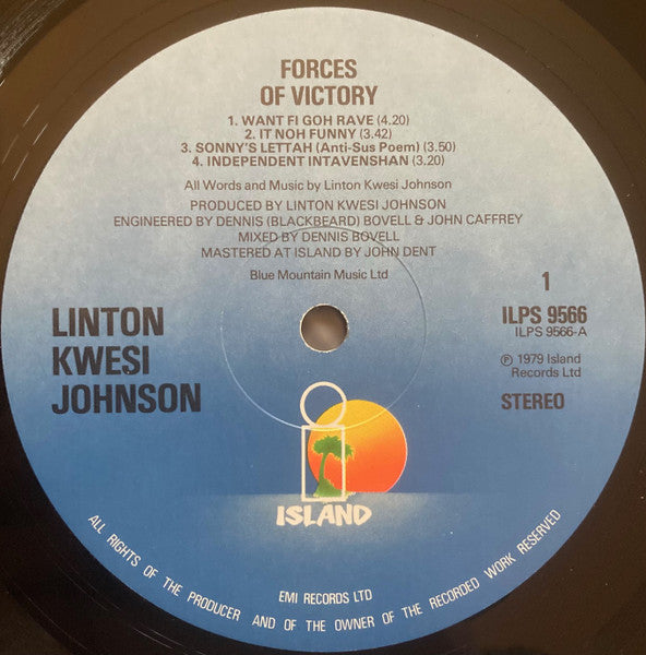 Linton Kwesi Johnson : Forces Of Victory (LP, Album)