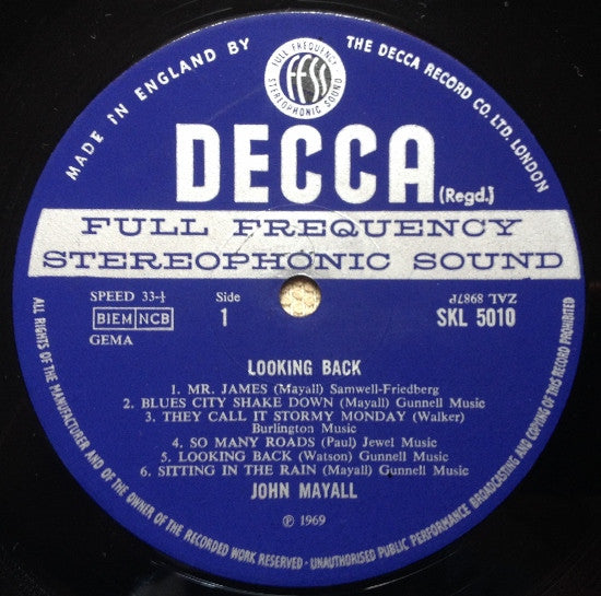 John Mayall ~ Looking Back (Vinyl) - Djungel & Jazz