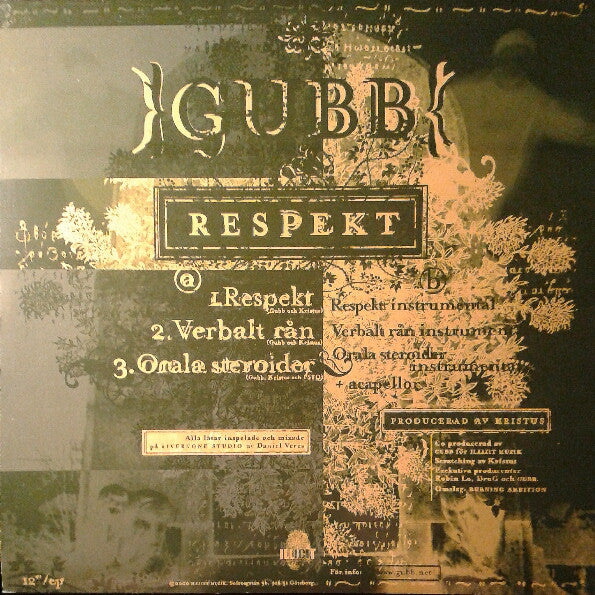 Gubb ~ Respekt (Vinyl) - Djungel & Jazz