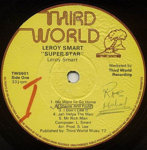 Leroy Smart : Super Star (LP, Album)