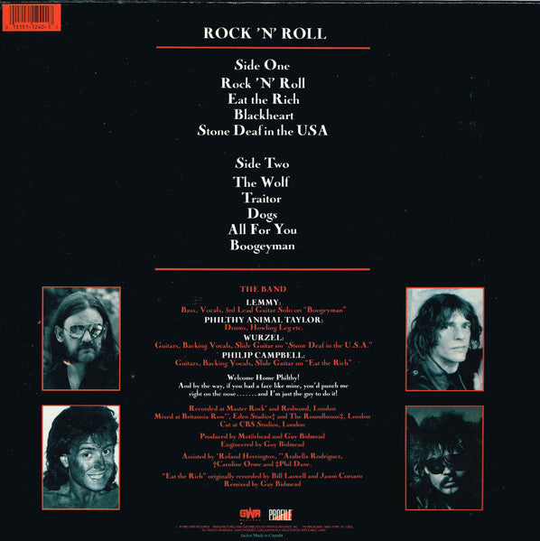 Motörhead ~ Rock 'N' Roll (Vinyl) - Djungel & Jazz