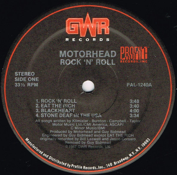 Motörhead ~ Rock 'N' Roll (Vinyl) - Djungel & Jazz