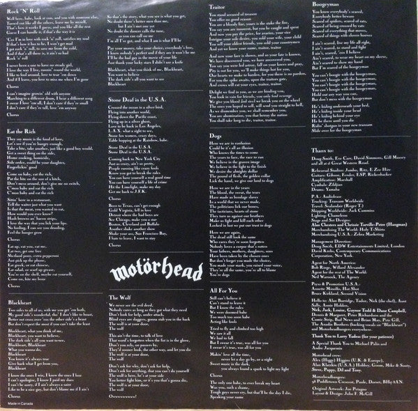 Motörhead ~ Rock 'N' Roll (Vinyl) - Djungel & Jazz