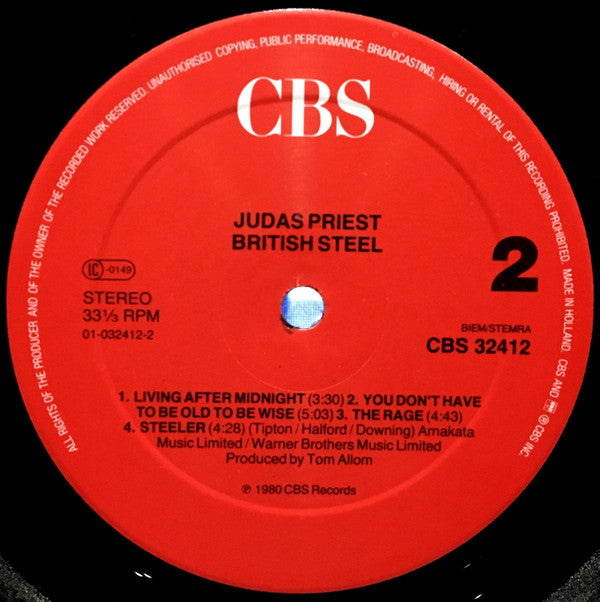 Judas Priest ~ British Steel (Vinyl) - Djungel & Jazz
