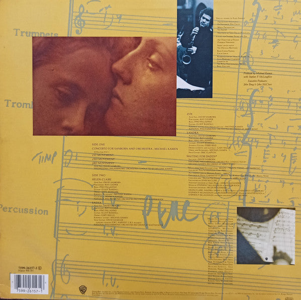 Michael Kamen Featuring David Sanborn ~ Concerto For Saxophone (Vinyl) - Djungel & Jazz