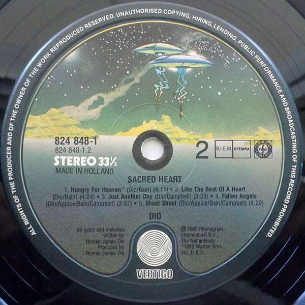 Dio (2) : Sacred Heart (LP, Album)