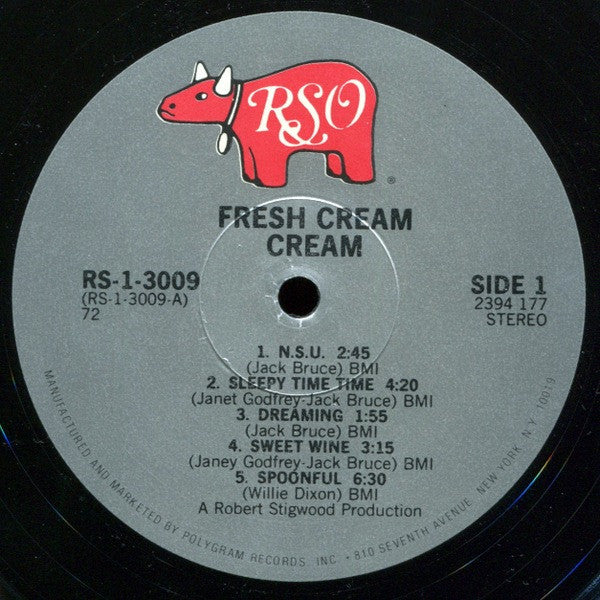 Cream ~ Fresh Cream (Vinyl) - Djungel & Jazz