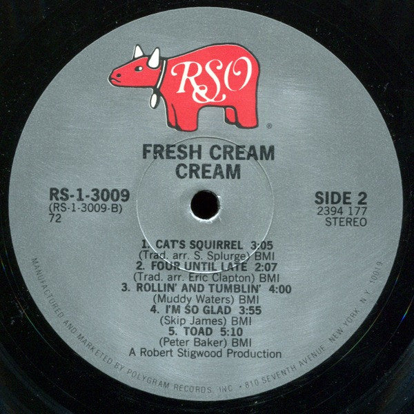 Cream ~ Fresh Cream (Vinyl) - Djungel & Jazz