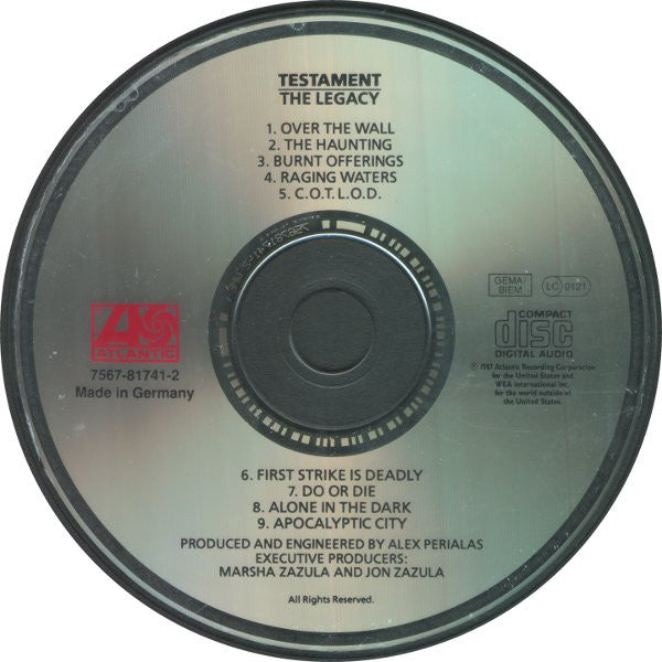 Testament ~ The Legacy (Vinyl) - Djungel & Jazz