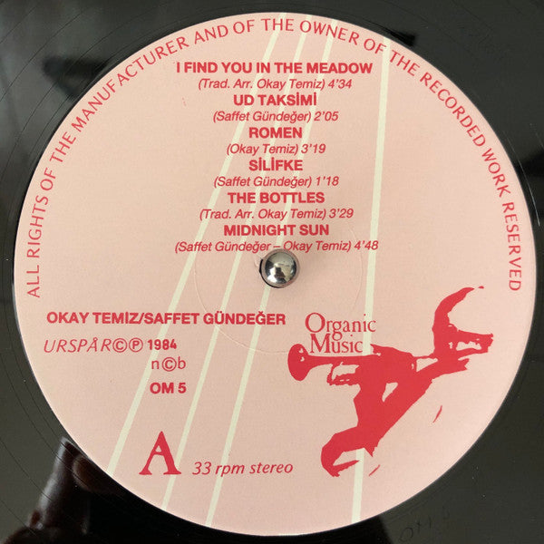 Okay Temiz . Saffet Gündeger ~ Okay Temiz . Saffet Gündeger (Vinyl) - Djungel & Jazz