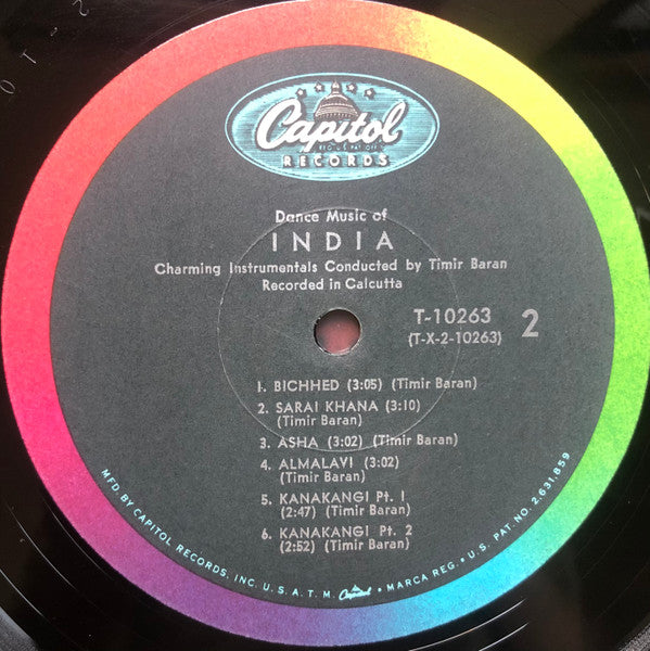 Timir Baran ~ Dance Music Of India (Vinyl) - Djungel & Jazz