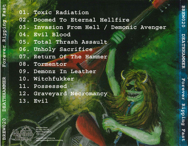 Deathhammer ~ Forever Ripping Fast (Vinyl) - Djungel & Jazz