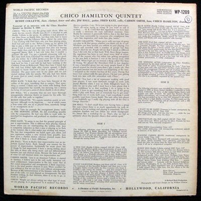 The Chico Hamilton Quintet ~ Chico Hamilton Quintet (Vinyl) - Djungel & Jazz