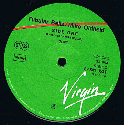 Mike Oldfield : Tubular Bells (LP, Album, RE)