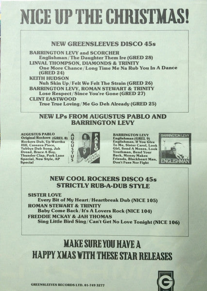 Barrington Levy ~ Englishman (Vinyl) - Djungel & Jazz