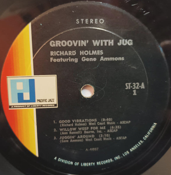 Richard "Groove" Holmes & Gene Ammons ~ Groovin' With Jug (Vinyl) - Djungel & Jazz