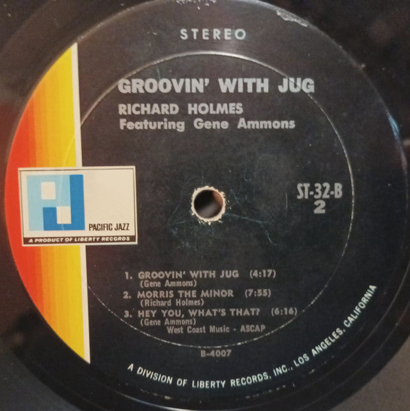Richard "Groove" Holmes & Gene Ammons ~ Groovin' With Jug (Vinyl) - Djungel & Jazz