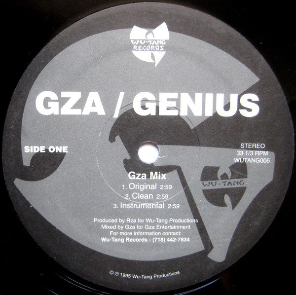 GZA / The Genius ~ Labels (Vinyl) - Djungel & Jazz