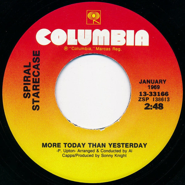 Spiral Starecase ~ More Today Than Yesterday / No One For Me To Turn To (Vinyl) - Djungel & Jazz