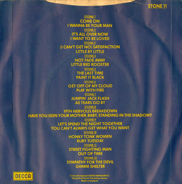 The Rolling Stones ~ Street Fighting Man / Out Of Time (Vinyl) - Djungel & Jazz