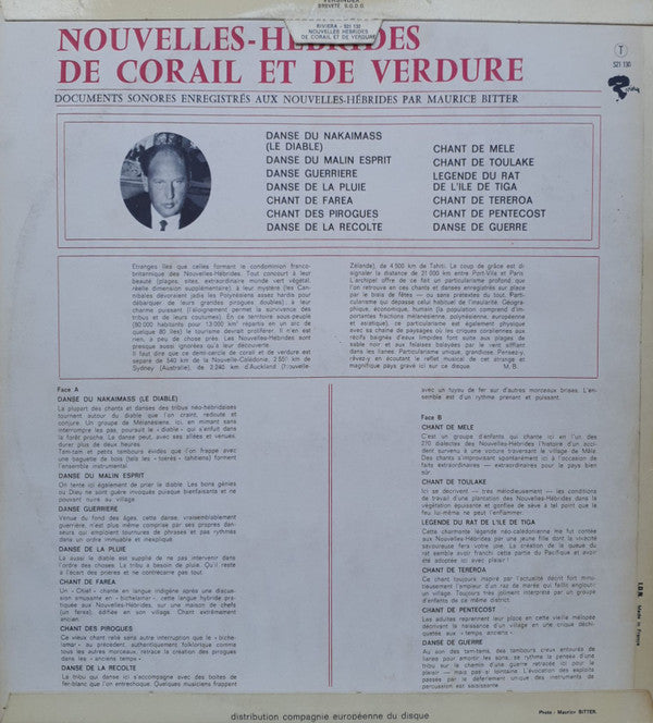 Unknown Artist : Nouvelle-Hébrides De Corail Et De Verdure (LP, RE)