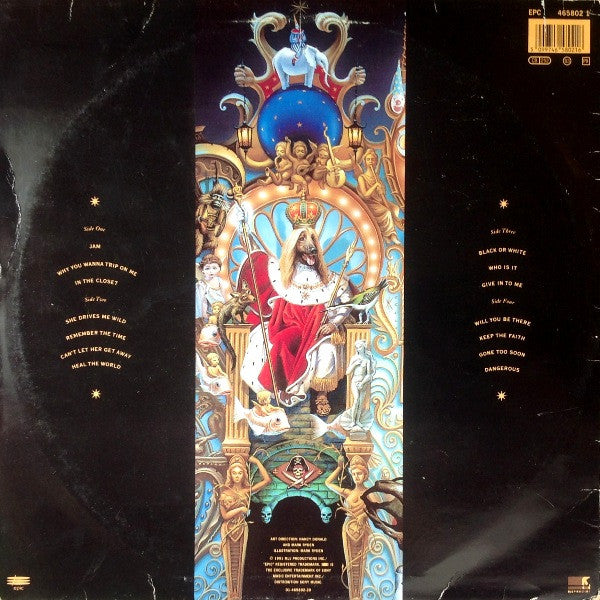 Michael Jackson : Dangerous (2xLP, Album)