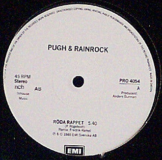 Pugh Rogefeldt & Rainrock ~ Röda Rappet (Vinyl) - Djungel & Jazz
