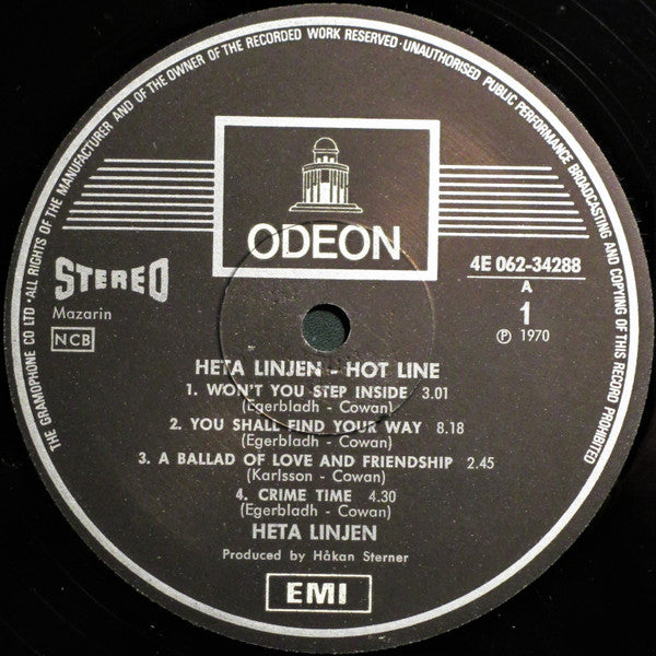 Heta Linjen : Won't You Step Inside? (LP, Album)