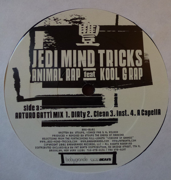 Jedi Mind Tricks Feat Kool G Rap ~ Animal Rap (Vinyl) - Djungel & Jazz
