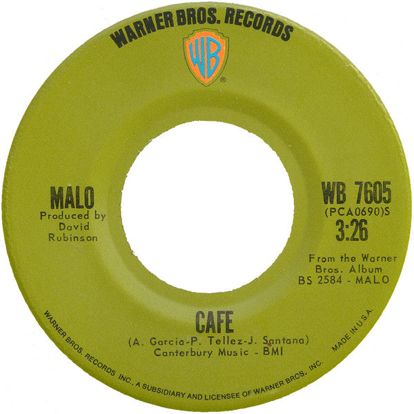 Malo ~ Café / Peace (Vinyl) - Djungel & Jazz