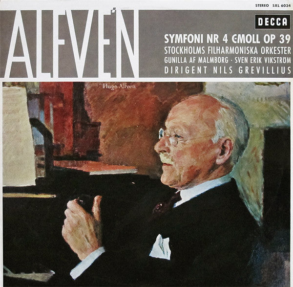 Hugo Alfvén, Stockholms Filharmoniska Orkester, Gunilla Af Malmborg ∙ Sven Erik Vikström, Nils Grevillius ~ Symfoni Nr 4 C-Moll Op 39 (Vinyl) - Djungel & Jazz