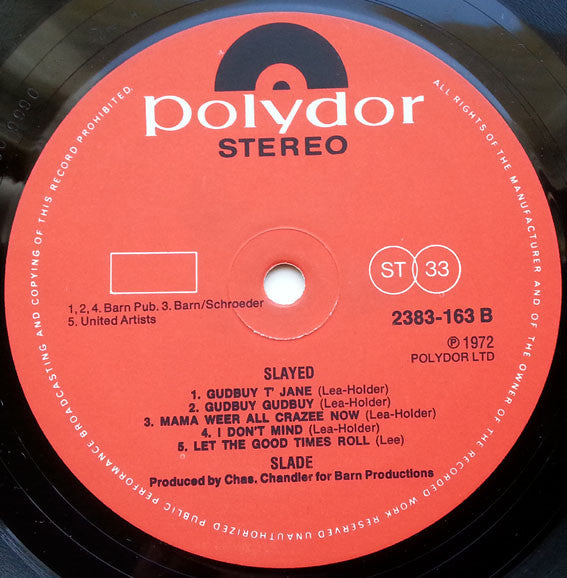 Slade : Slayed? (LP, Album, Ger)
