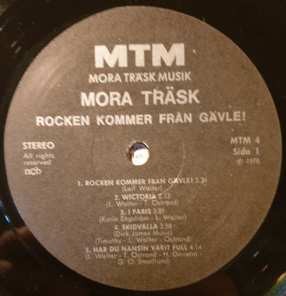 Mora Träsk ~ Rocken Kommer Från Gävle (Vinyl) - Djungel & Jazz