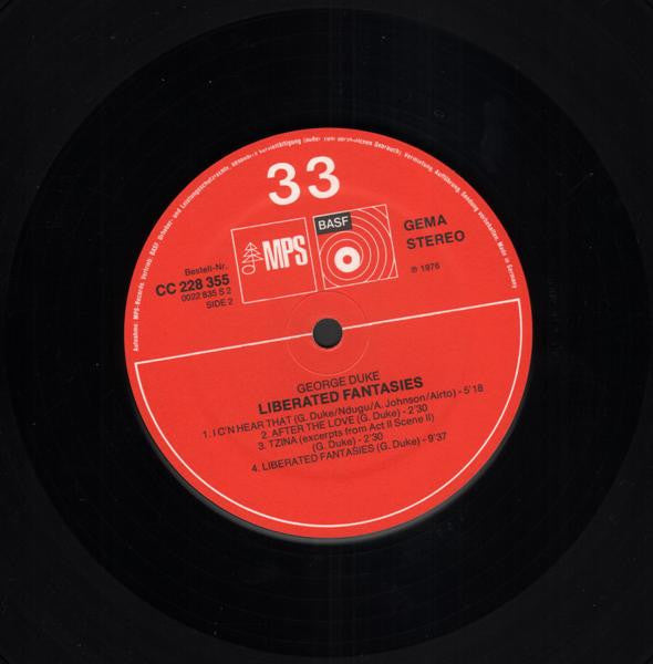 George Duke : Liberated Fantasies (LP, Album)