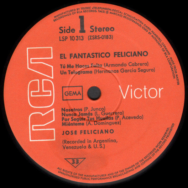 José Feliciano ~ El Fantastico! (Vinyl) - Djungel & Jazz
