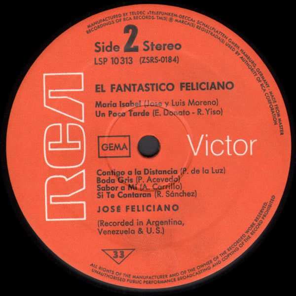 José Feliciano ~ El Fantastico! (Vinyl) - Djungel & Jazz