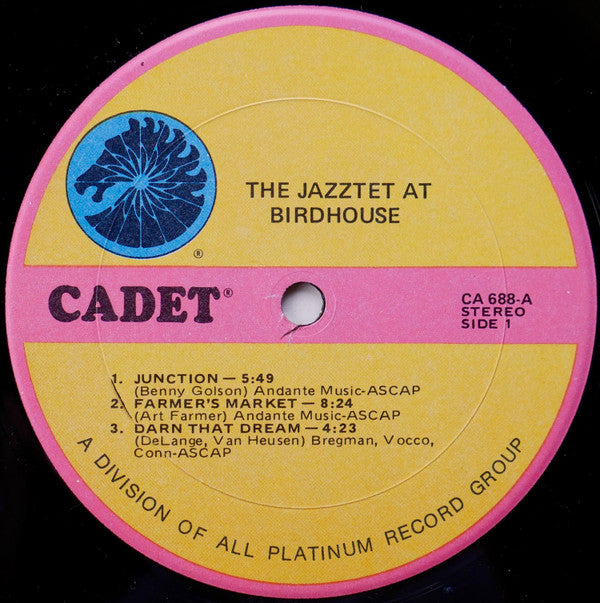 The Jazztet ~ At Birdhouse (Vinyl) - Djungel & Jazz