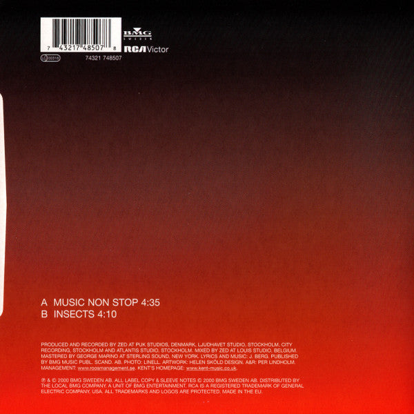 Kent ~ Music Non Stop (Vinyl) - Djungel & Jazz