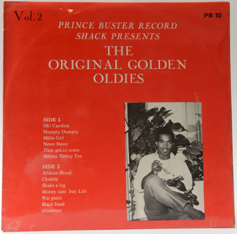 Prince Buster : Prince Buster Record Shack Presents The Original Golden Oldies Vol. 2 (LP, Comp, RE)