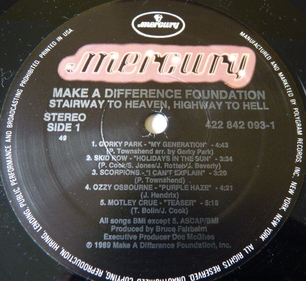 Various : Stairway To Heaven / Highway To Hell (LP, Comp)