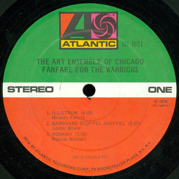 The Art Ensemble Of Chicago ~ Fanfare For The Warriors (Vinyl) - Djungel & Jazz